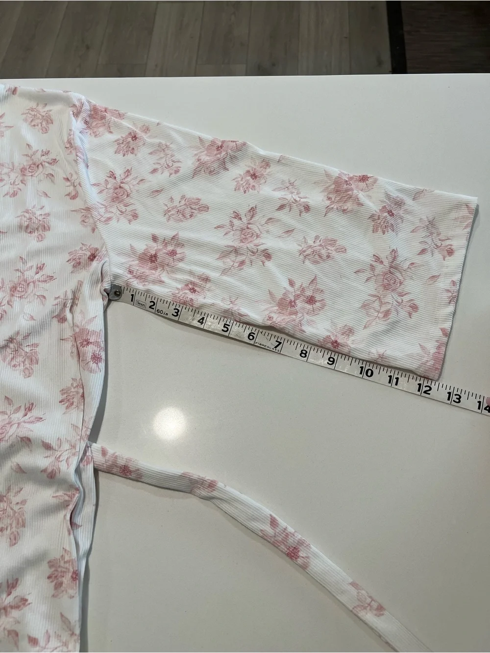 BODY TOUCH • baby pink and white floral robe & gown size XL - Picture 11 of 12